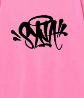 SYNA Pink Graffiti Tee